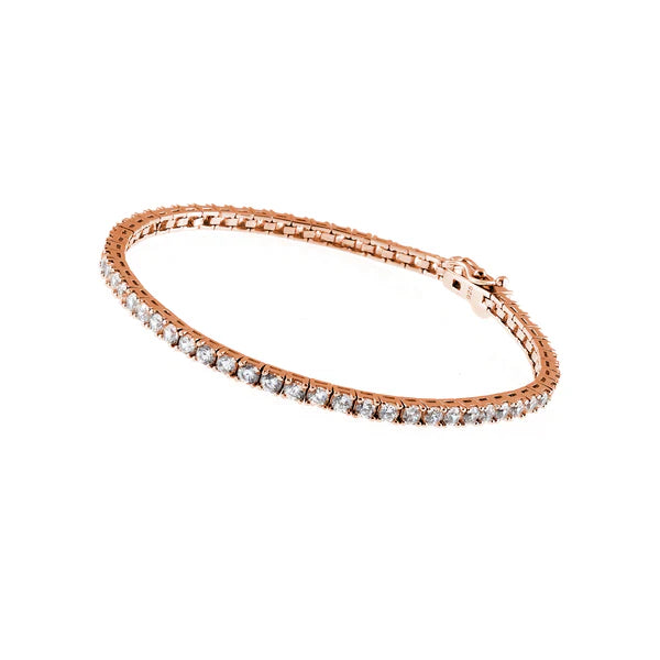 Sybella Tatum Rose Gold Tennis Bracelet