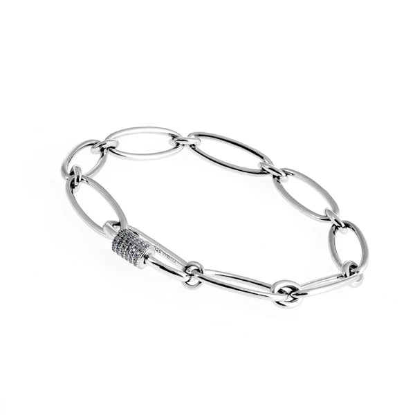 Sybella Aubrey Silver Plate Link Bracelet