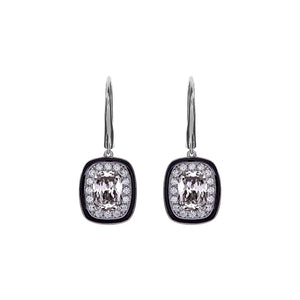 Sybella Sienna Black and Cubic Zirconia Earrings