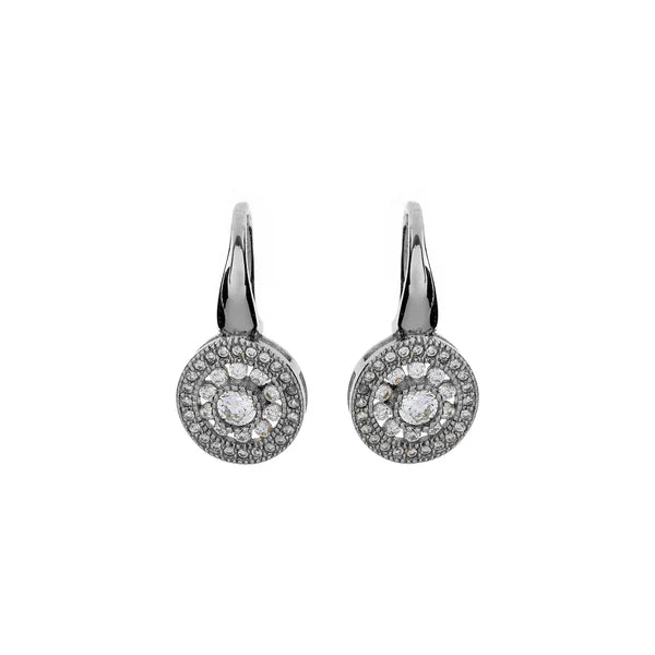 Sybella Pamela Silver Cubic Zirconia Earrings