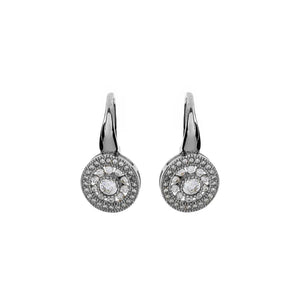 Sybella Pamela Silver Cubic Zirconia Earrings