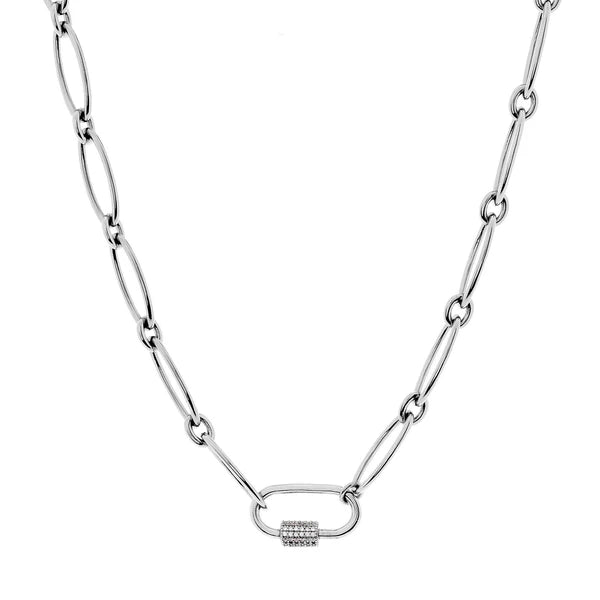 Sybella Aubrey Silver Link Necklace