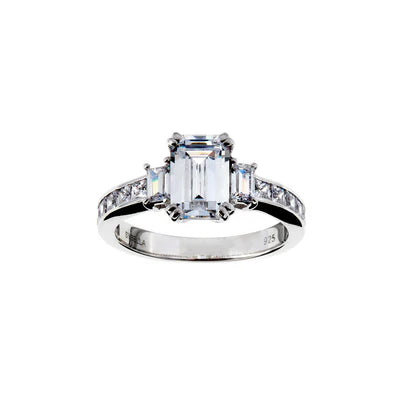 Sybella Lily Baguette Ring