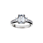 Sybella Lily Baguette Ring