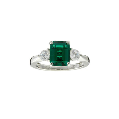 Sybella Paris Green Baguette Ring