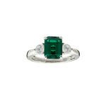 Sybella Paris Green Baguette Ring