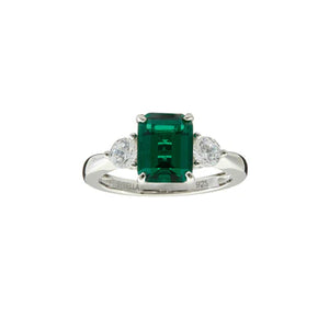 Sybella Paris Green Baguette Ring