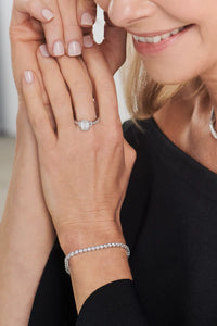 Sybella Lily Baguette Ring