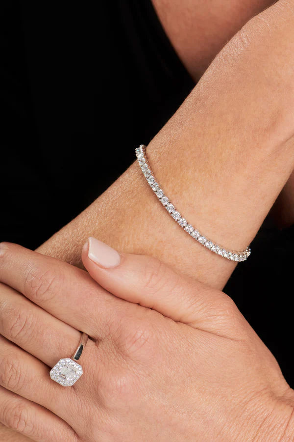 Sybella Adele Silver Tennis Bracelet