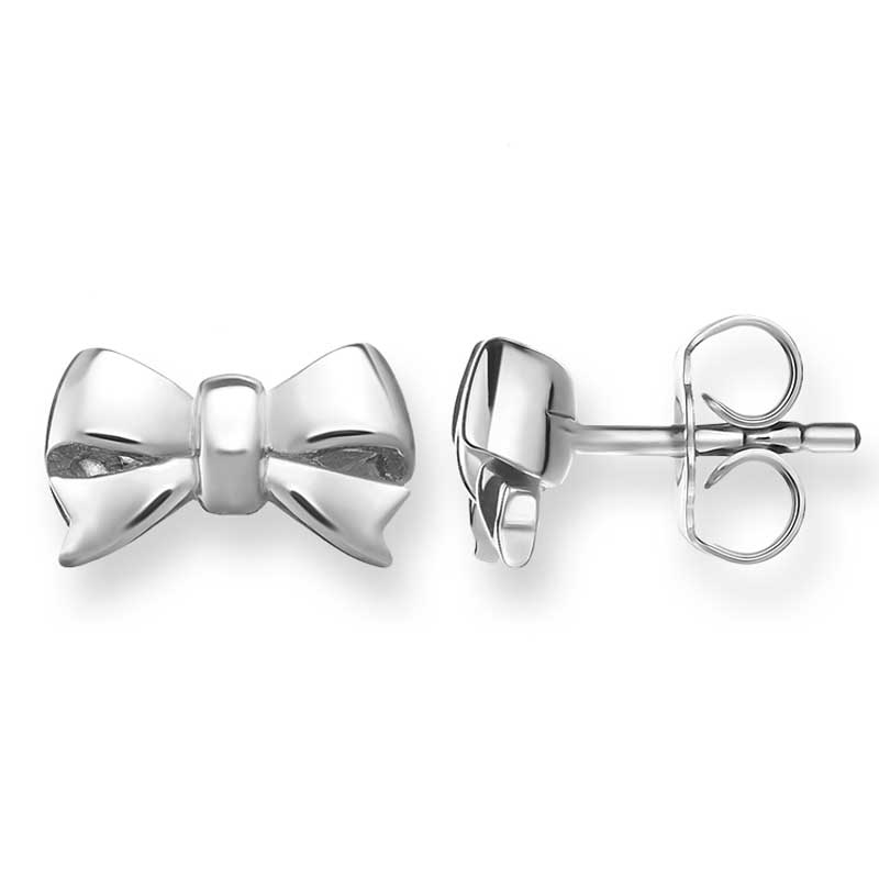 Thomas Sabo Silver Mini Polished Bows Earrings