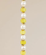 Pig & Hen Womens Brontide 4mm Yellow Jade - Pearl