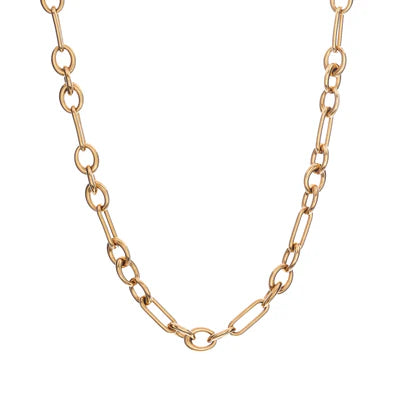 Sybella Zara Gold Plate Stainless Steel Link Necklace