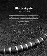 Pig & Hen Brontide 4mm Black Agate
