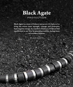 Pig & Hen Brontide 4mm Black Agate