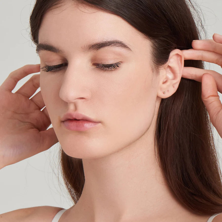 Triple 2025 ball earrings