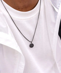 Pig & Hen Compass Rose Vintage Necklace
