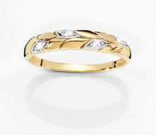 9 Carat Yellow Gold Diamond Promise Ring