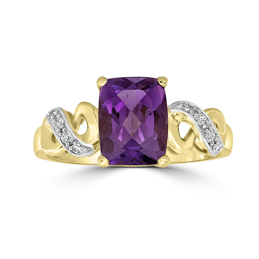 Product Type_Rings, Metal Colour_Yellow Gold, Metal Type_9k Yellow Gold, XMAS 2022, Gemstone Type_Amethyst, XMAS 2022 (7411008110756)
