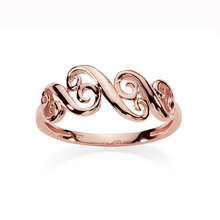 9ct Rose Gold Love Ring