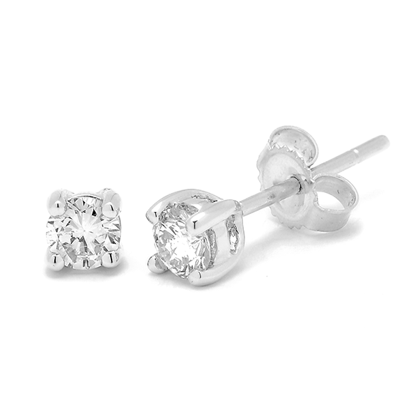 18ct White Gold 0.25ct TDW Diamond Earrings