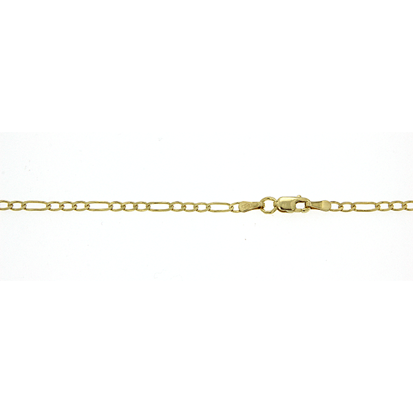 9ct Figaro Chain 50cm