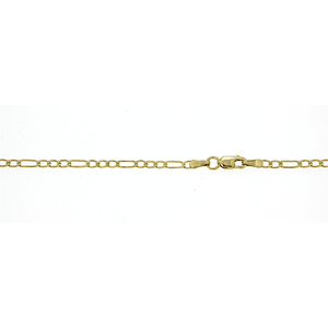 9ct Figaro Chain 50cm