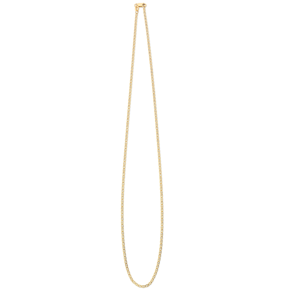 9ct Gold Silver Filled 50cm Chain