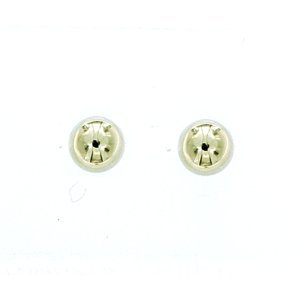 9ct Yellow Gold 10mm Half Dome Stud Earrings