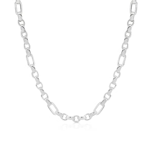Sterling Silver Link Chain Necklace 45cm