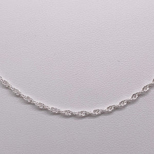 Sterling Silver 55cm Double Cable Chain