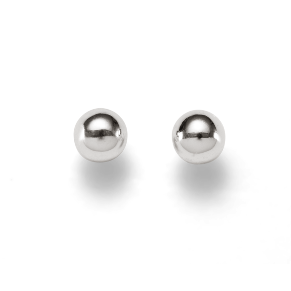 Sterling Silver 6mm Ball Studs
