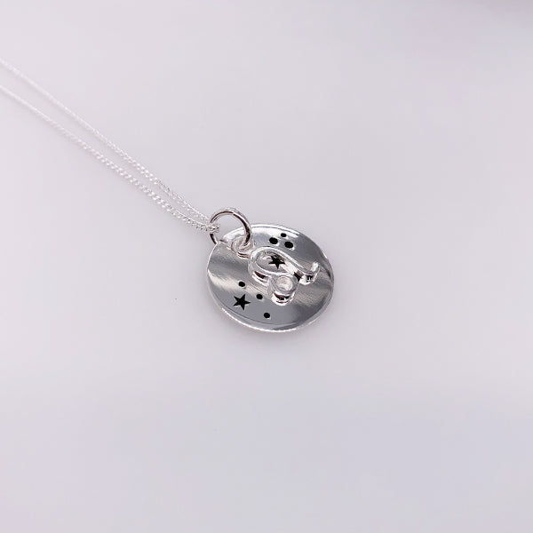 Sterling Silver Leo Pendant With Chain