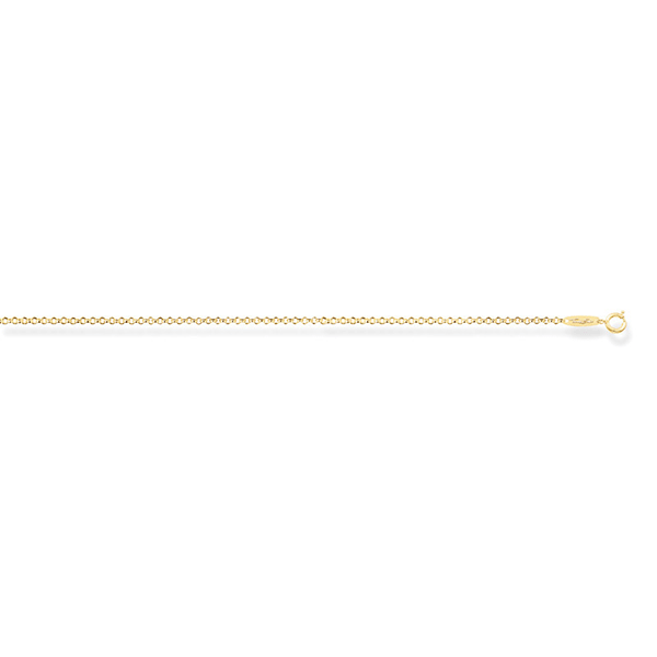 Thomas Sabo Sterling Silver Yellow Gold Plated Fine Necklet